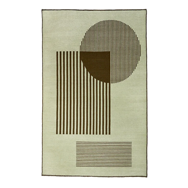 Construct Reversible Rug - Cargo White