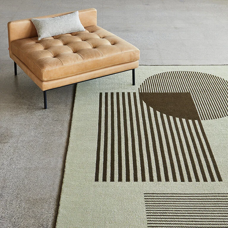 Construct Reversible Rug - Cargo White