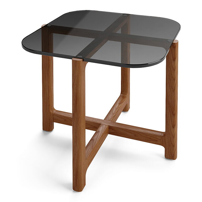 Quarry End Table - Smoke Glass & Walnut - P01.jpg