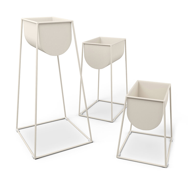 Modello Planter Set - Swan White