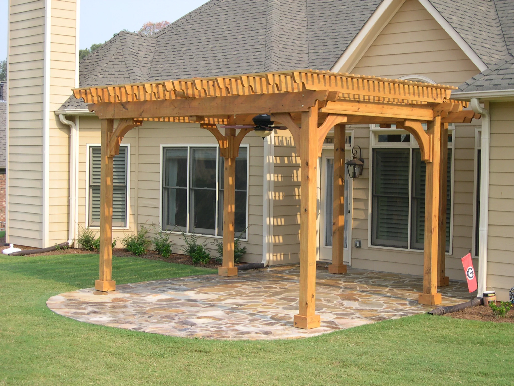 arbor with stone.JPG