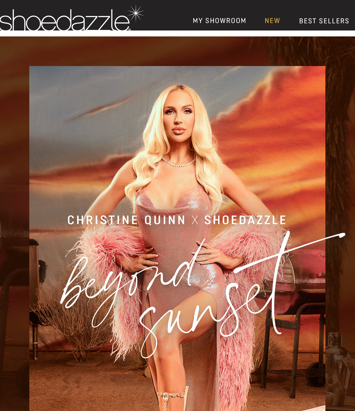 Launch E-Mail for Christine Quinn x ShoeDazzle, Spring