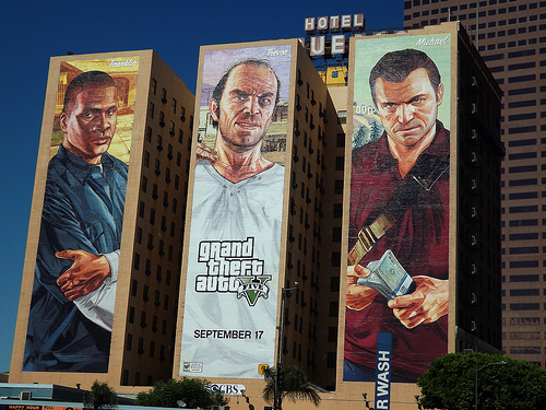 Joe Hockey's "Razor Gang". Grand Theft Auto V by Atomic Hot Links/ cc