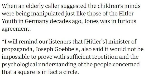 Extract from The Guardian