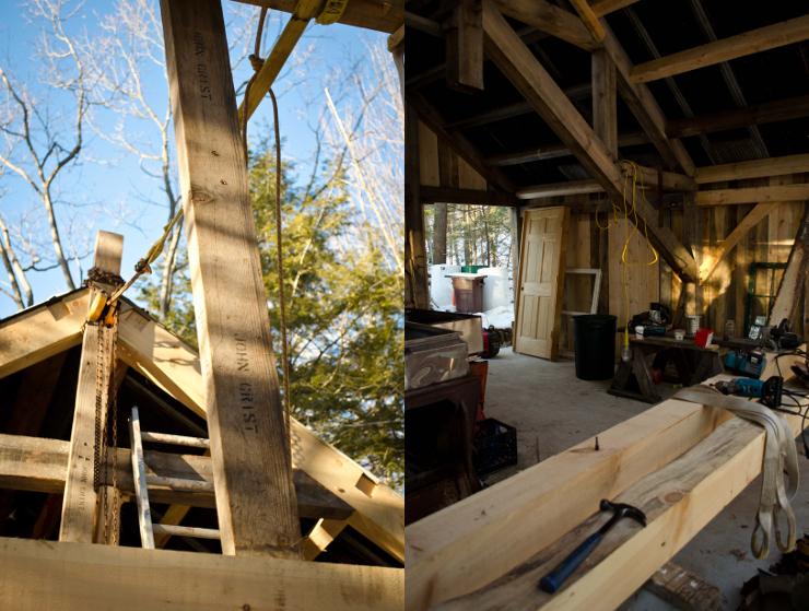 Timber Frame, Sugar Shack, Bolton Landing, John Deere, Bixby's Best