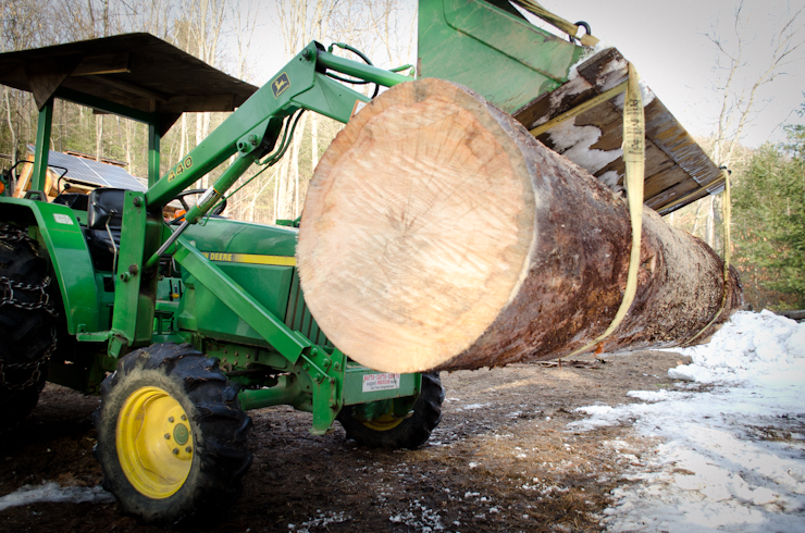 1997 John Deere 1070, Debarking, Bandsaw Mill, Milling Lumber, Custom Milling, Husqvarna 562xp