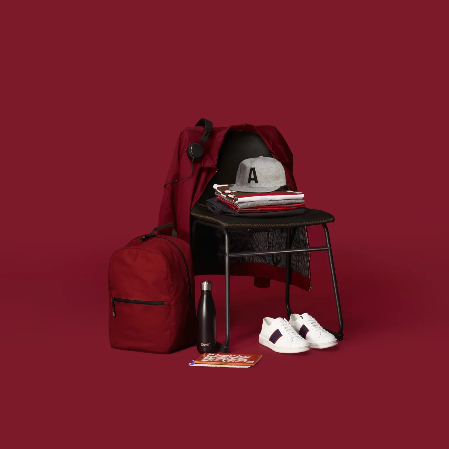 Hanover_Crimson-Red-Travel-Backpack-Lo-and-Sons-Launch.webp