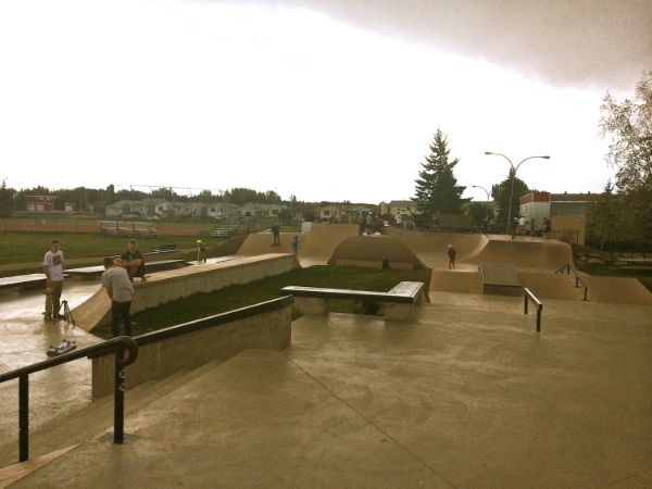 Sylvan Lake, AB as the rains came....