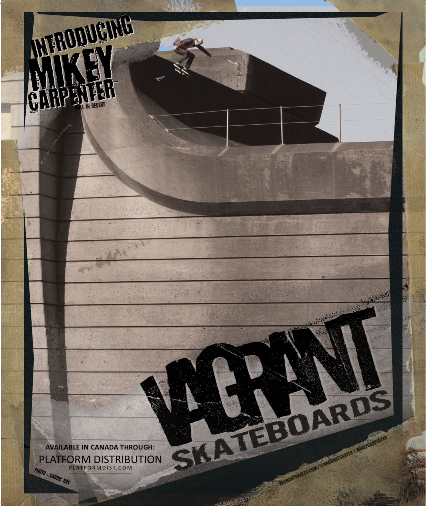 King Skate ad for Vagrant Skateboards