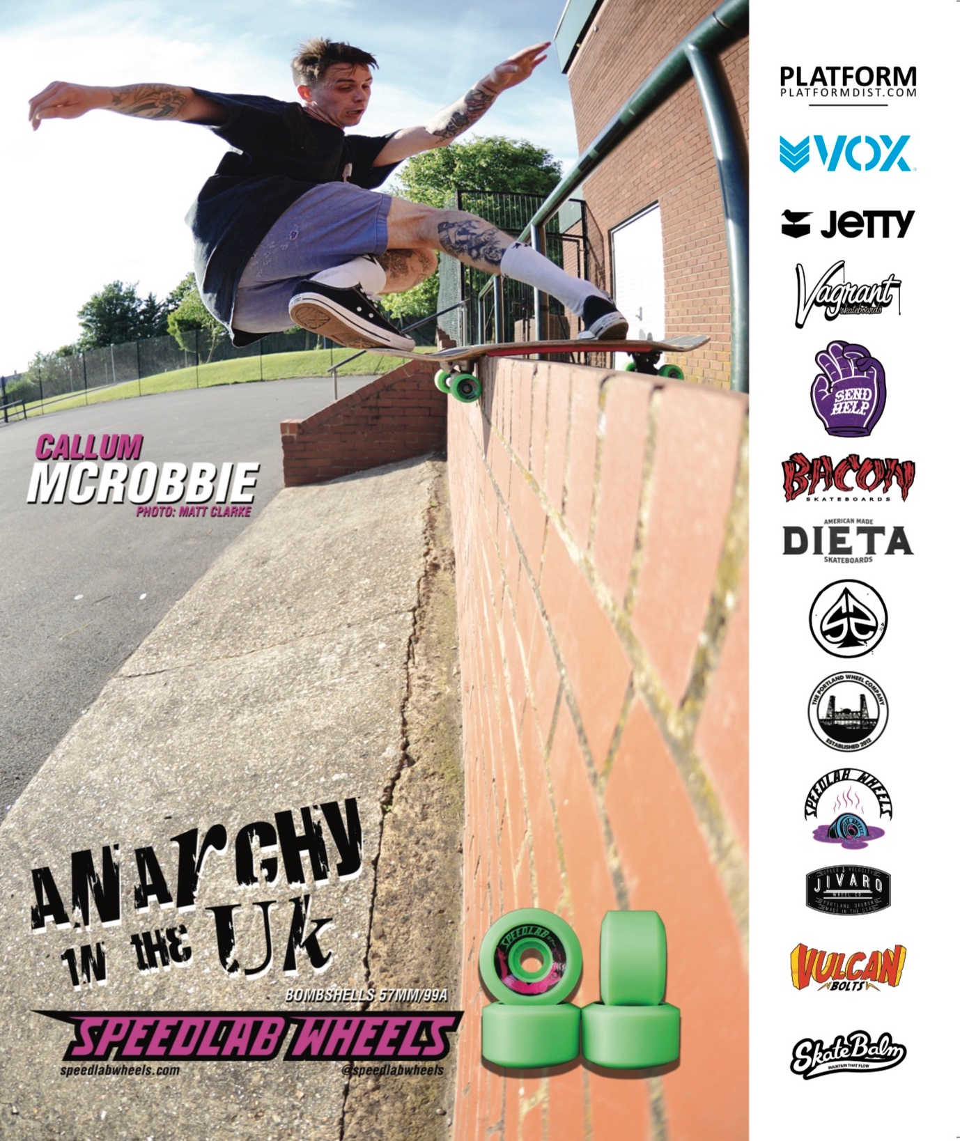 Speedlab Wheels ad in King Skate mag