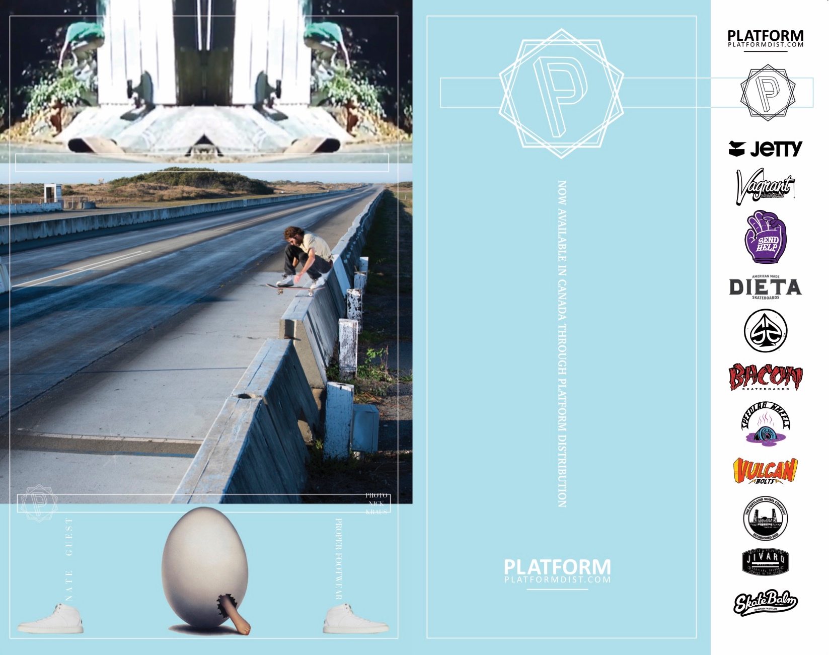 2 page ad for Proper Footwear in Medium Mag