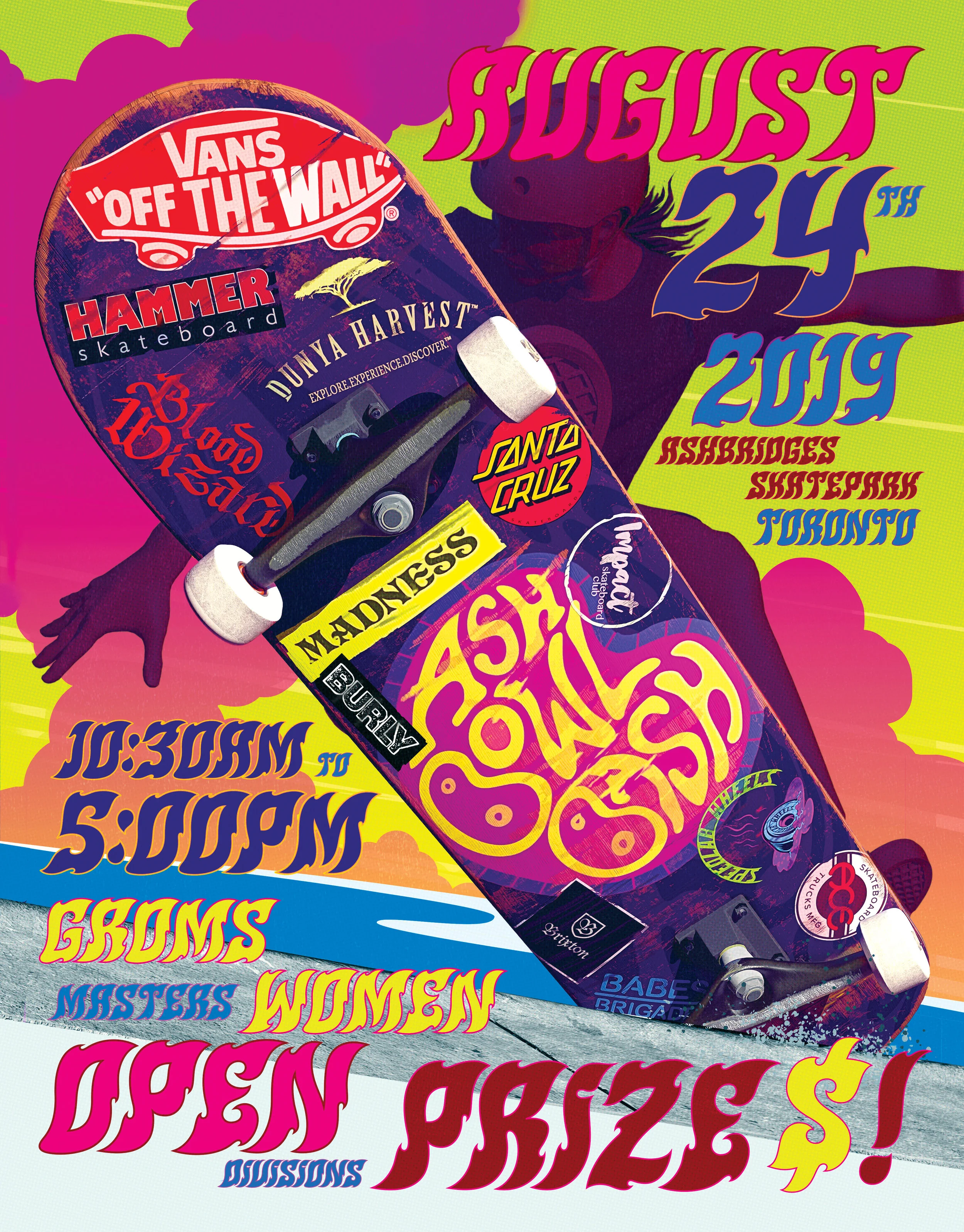2019 Ash Bowl Bash poster.