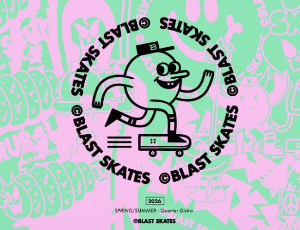 Blast Skates S26 Catalog cover page