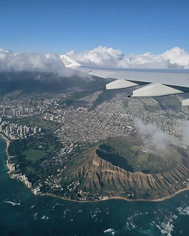 One of the rare times I had a window seat - may have to consider it more often