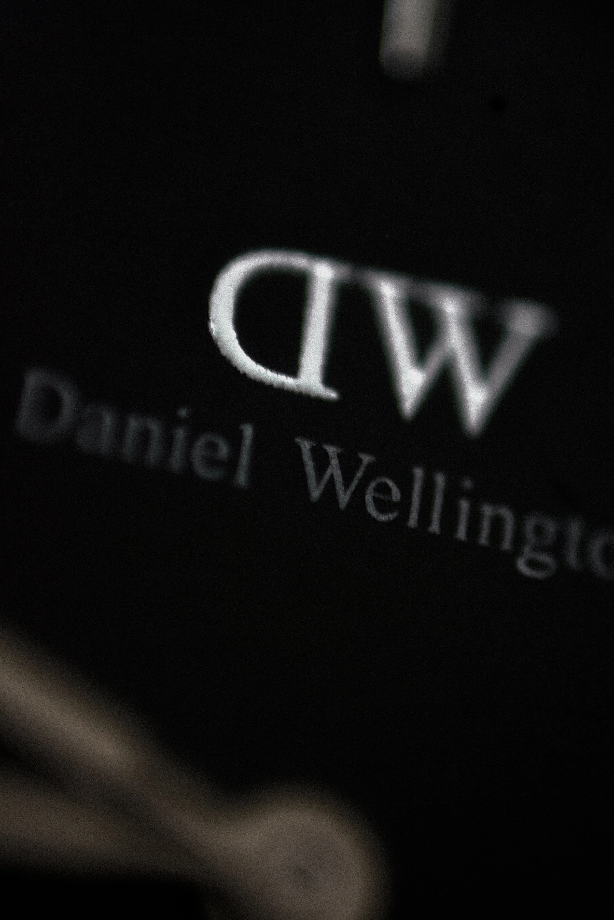 Macro shot of the detail on the watch face