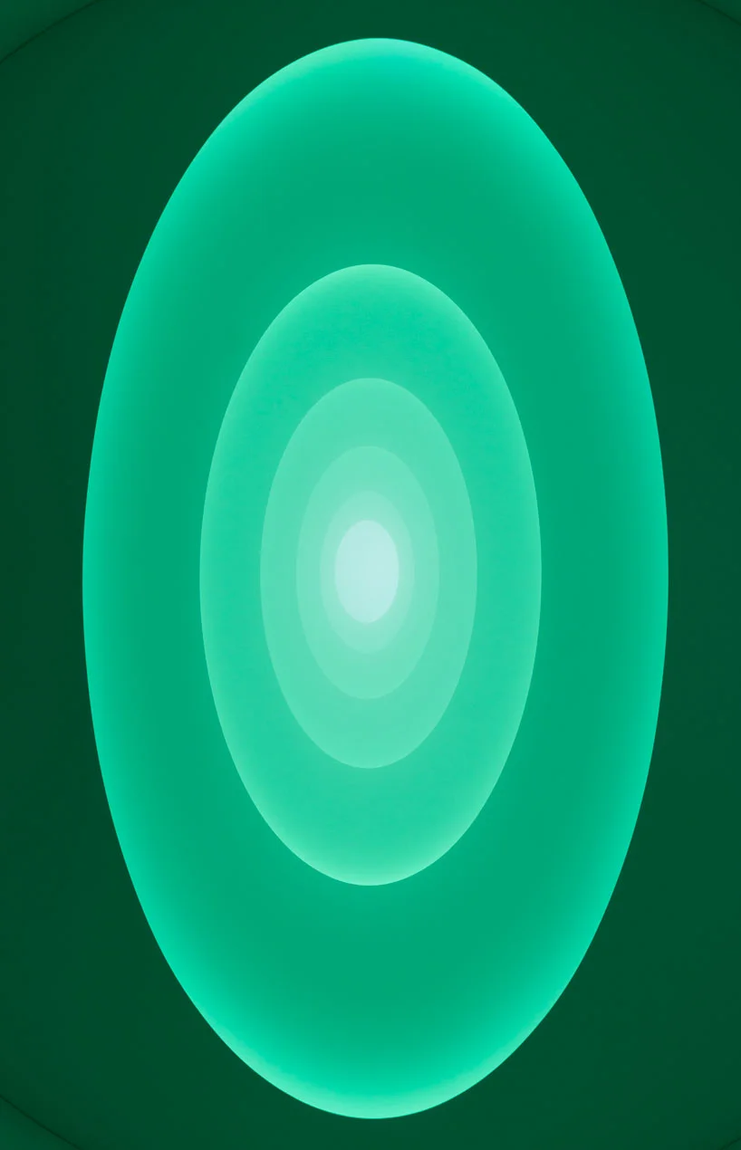 james turrell aten reign, 2013 daylight and led light, dimensions variable © james turrell installation view: james turrell, solomon r. guggenheim museum, new york, june 21–september 25, 2013 photo: david heald © solomon r. guggenheim foundation, new york