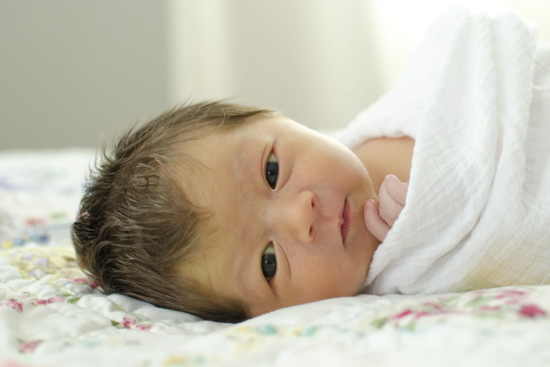 Kate Elizabeth. Born Tuesday, October 7, 7:06 PM. 7 lb 3 oz.
