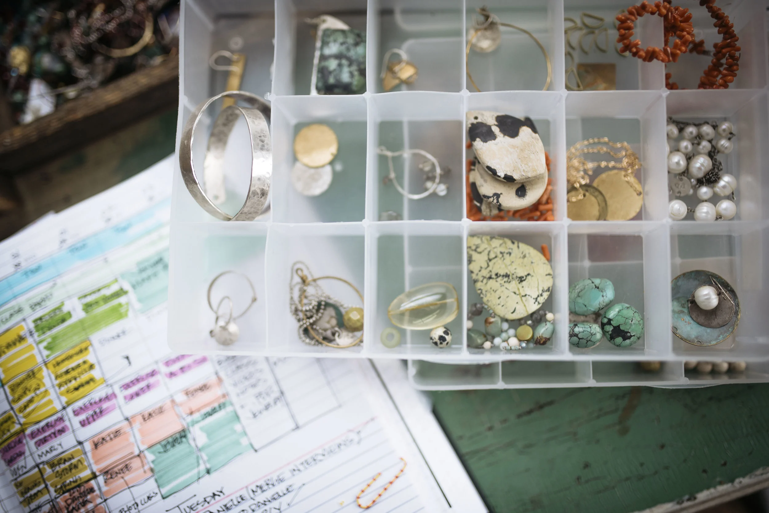 I'm very excited about using the black and white pendants! Crazy Horse Jasper! They're just beautiful!
