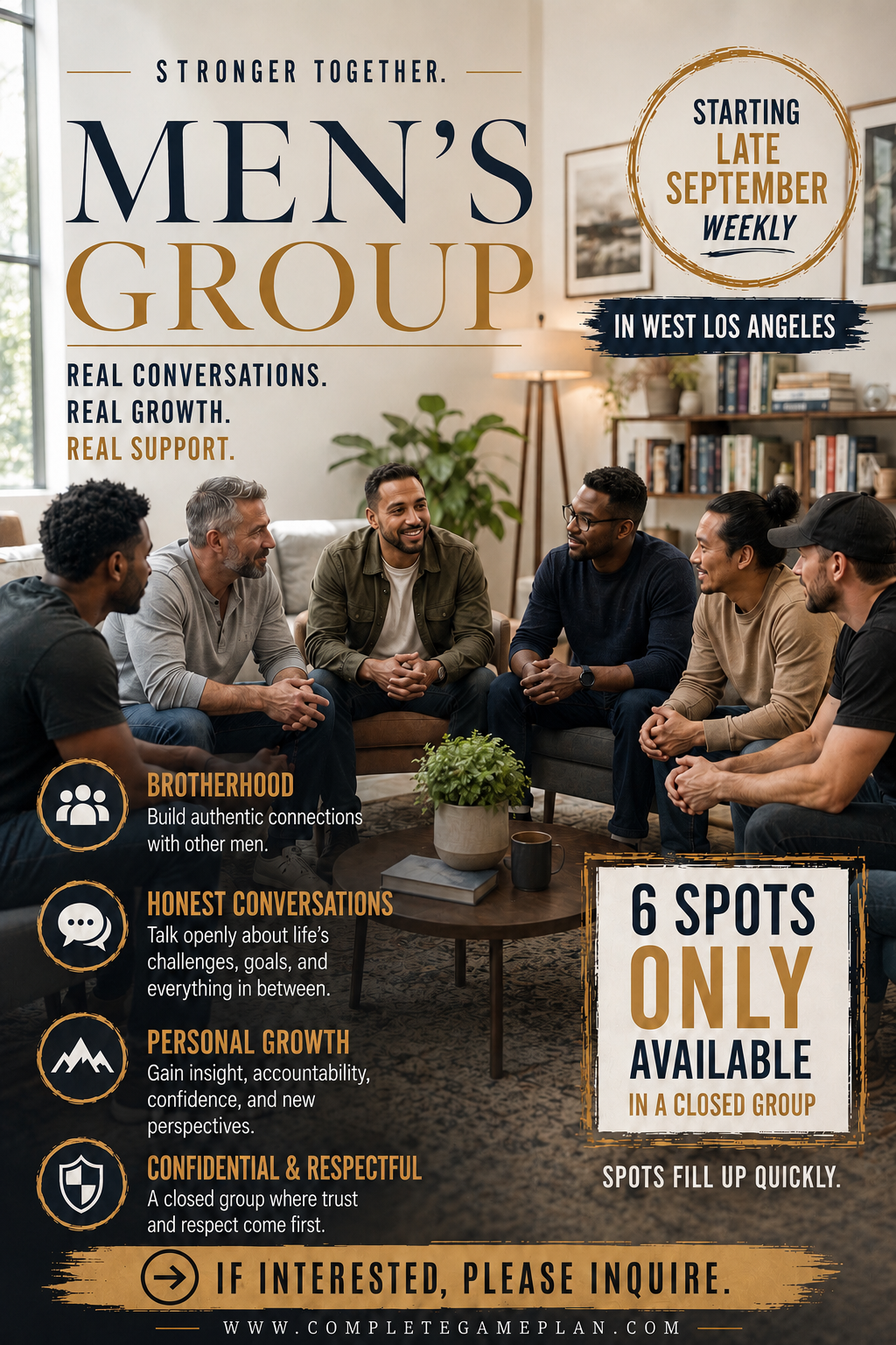 Weekly Mens Support Group