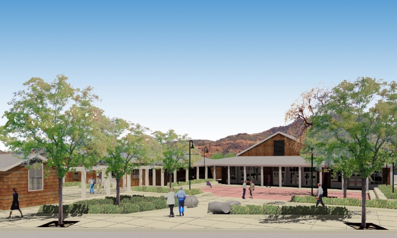 Town Square rendering by Susi Marzuola