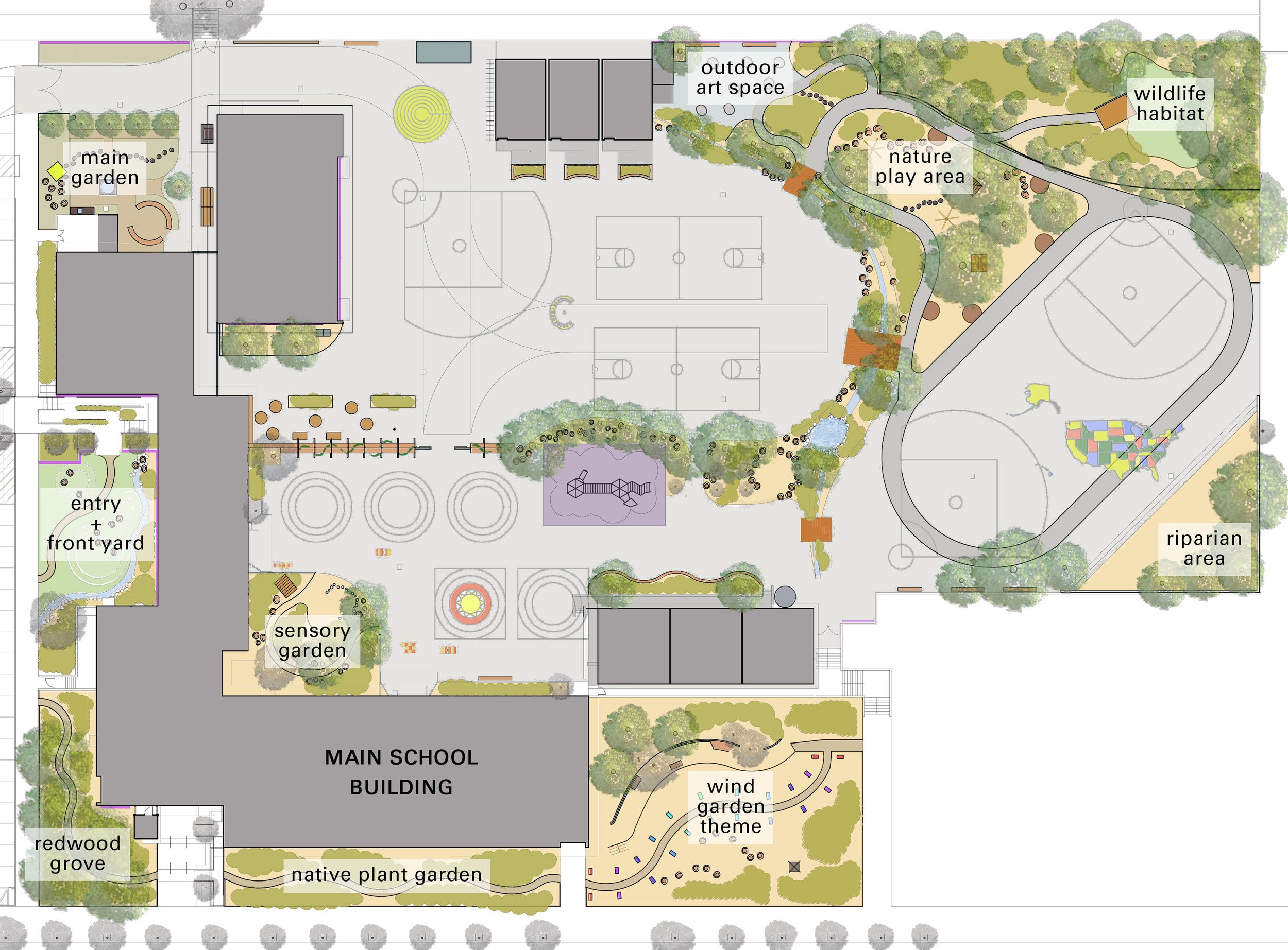 Sunset School Illustrative Concept Plan