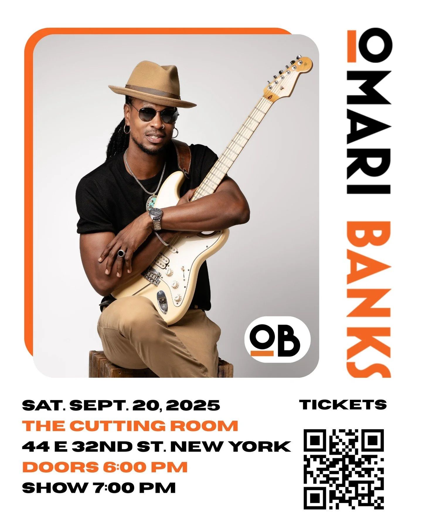 Our musical partner @omaribanksmusic Omari Banks is building bridges between fashion, music and art. His sets at our Fashion Week events have slayed. Catch him with his amazing band this saturday at New York's legendary @cuttingroomnyc. 
#consciousmu