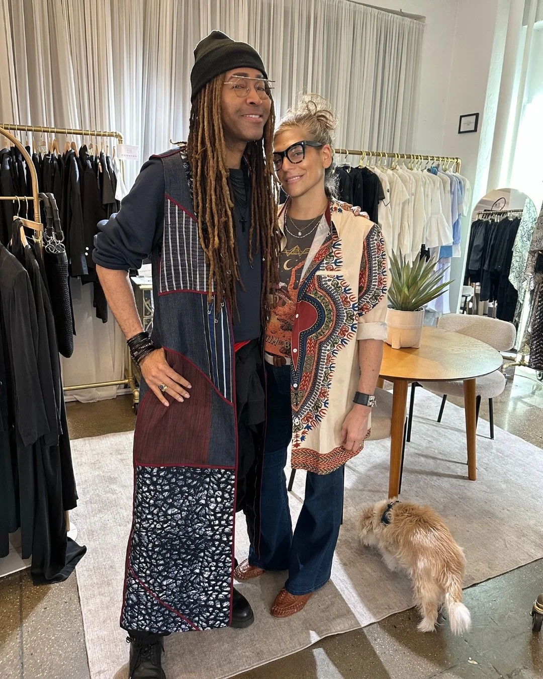 It was so great to see Ty at the studio this week:) He absolutely loved our @springglas.ai mirror! 

Thank you so much for always supporting emerging brands and visiting us ! We truly appreciate you. 

#newshowroom #emergingbrandsfashion #newyorkfash