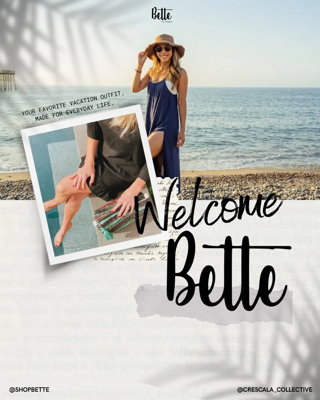 Introducing Bette ✨  A collection defined by effortless style, and pieces designed to brighten your everyday. This is just the beginning.  #Bette #Crescala #NewArrival #EffortlessStyle #nyc