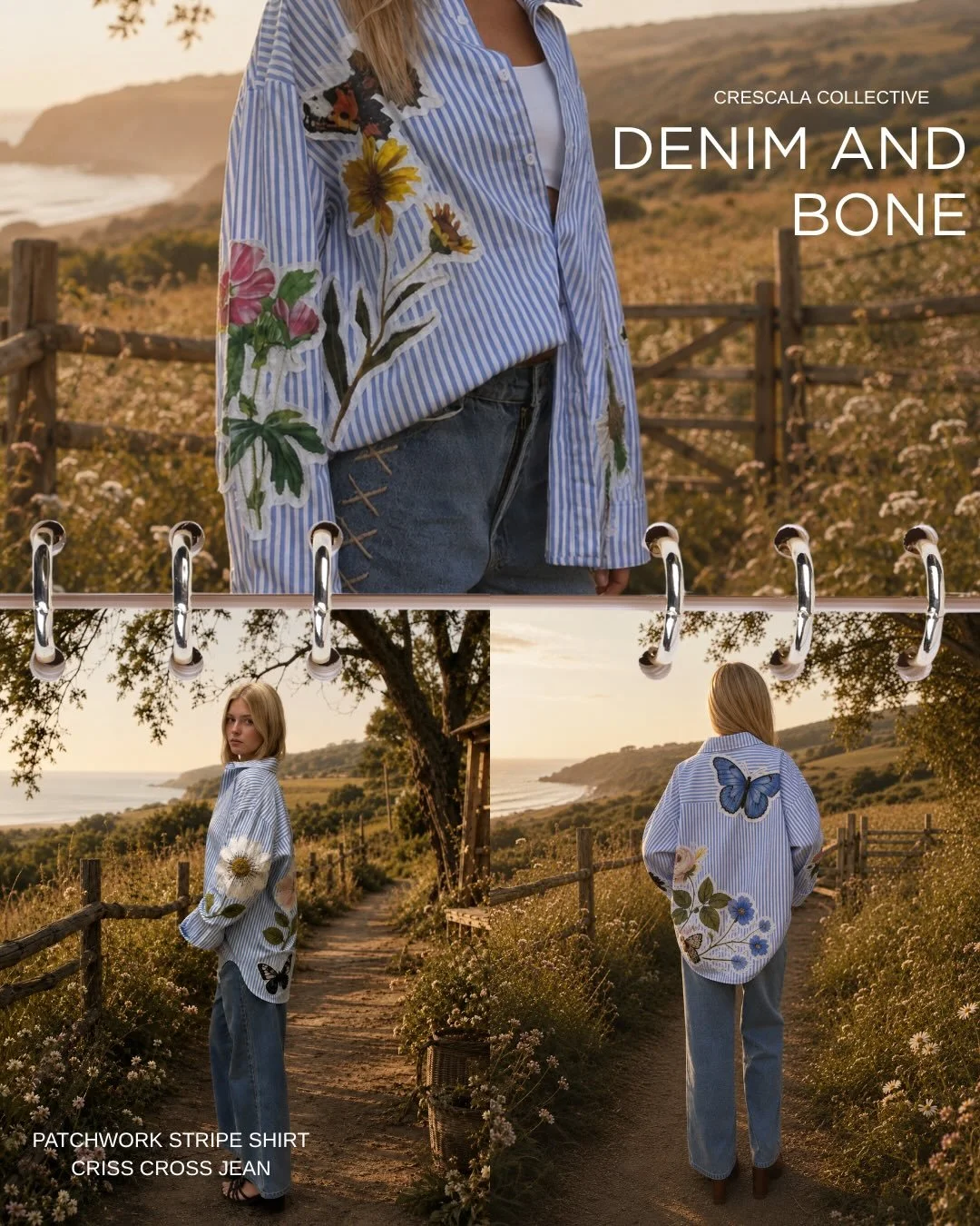 Coastal, Casual, Chic. 

Discover Denim and Bone! @denimandbone