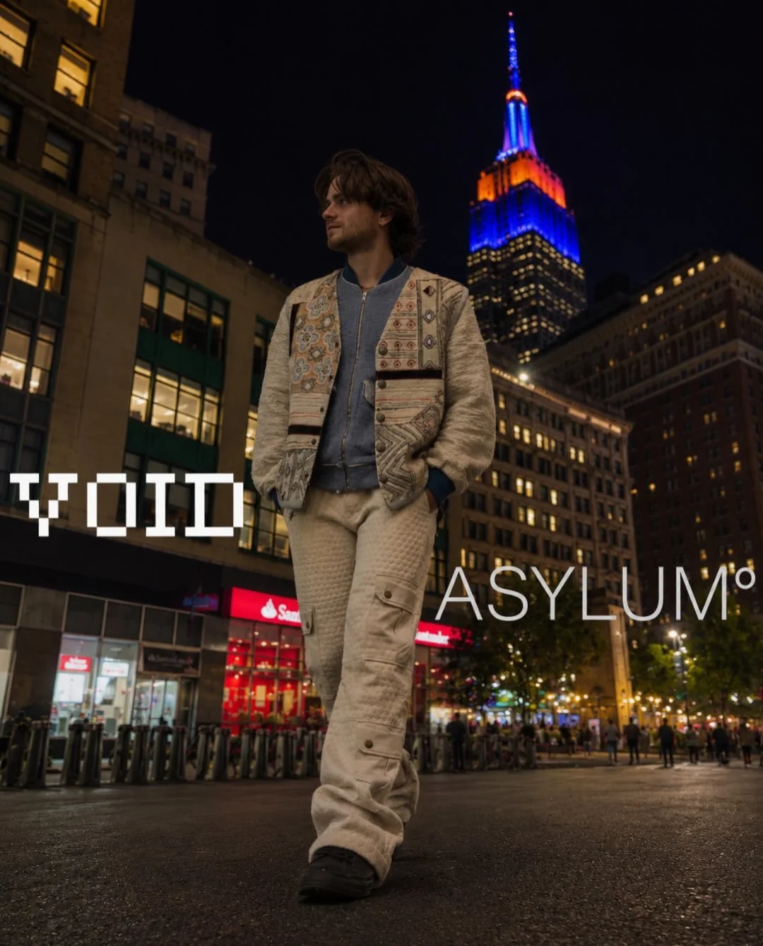 New York&rsquo;s favorite colors. VOID&rsquo;s favorite city 🧡💙 Let&rsquo;s go Knicks!! #nyc #crescala #nycfashion #nycstreetstyle #knicksin6ix