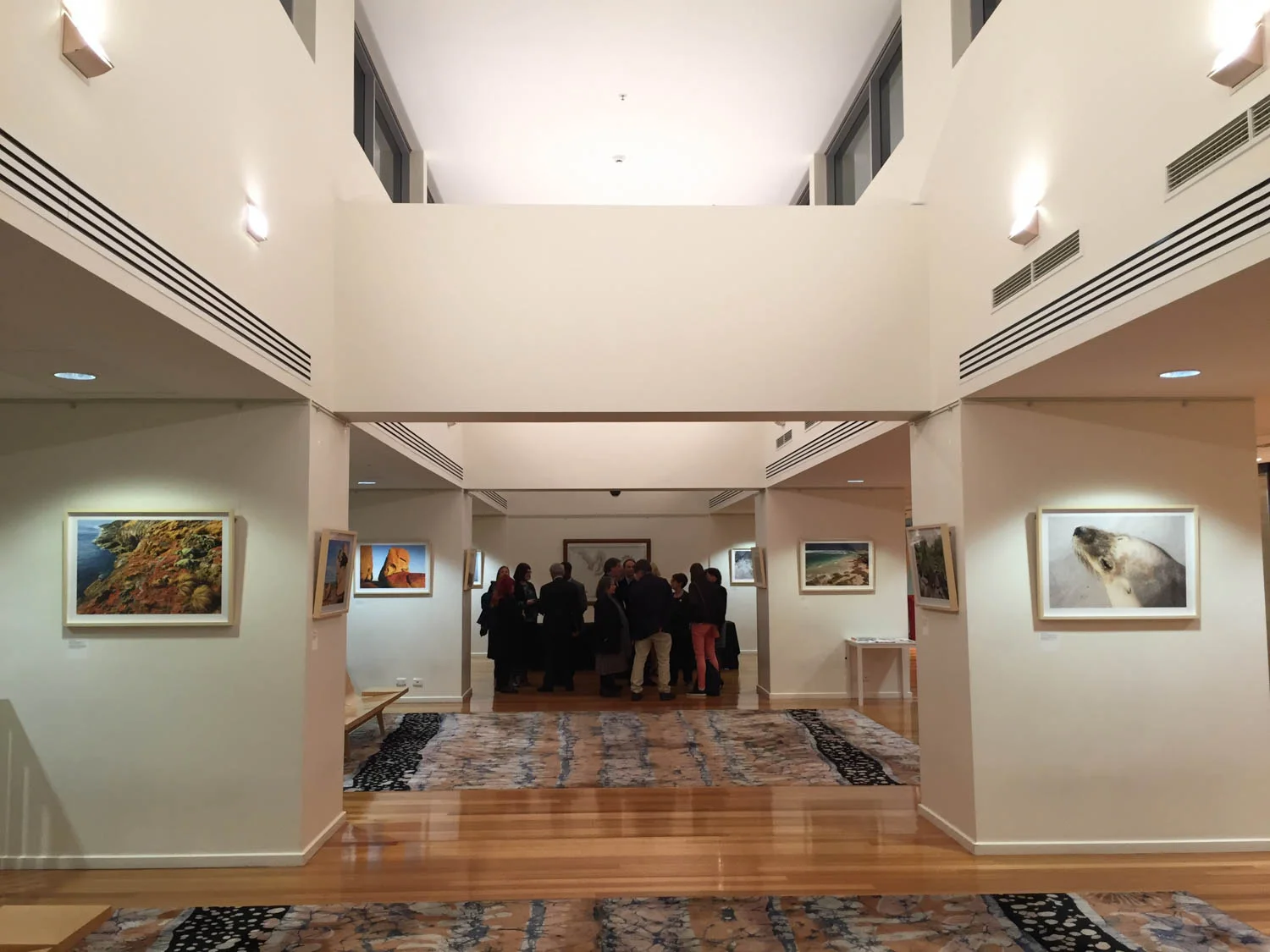 The exhibition in situ.