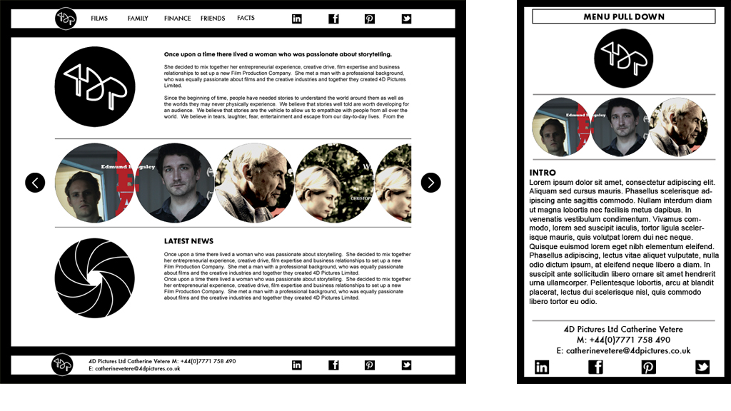 DESKTOP AND MOBILE WEBSITE DESIGN