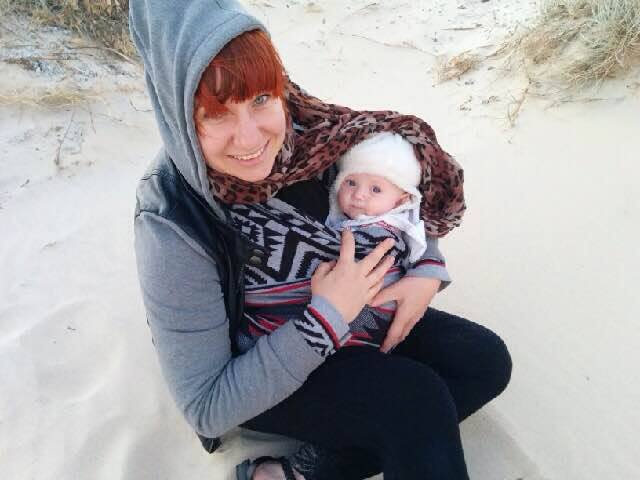Michal & precious baby Ike (Image supplied by Michal).