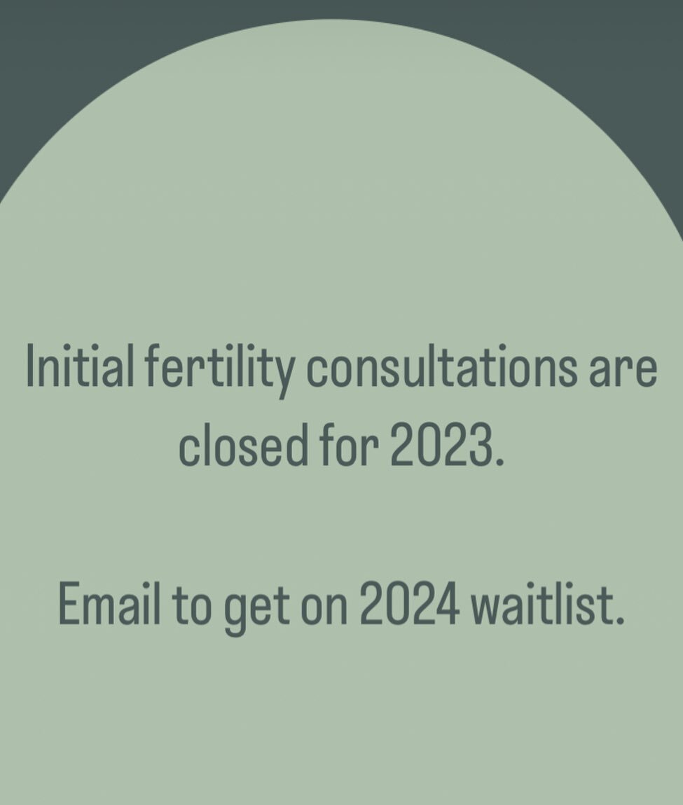 Hi, if you want to get on the 2024 natural fertility &amp; IUI/IVF / ICSI waitlist, please email your:
-weekday availability (people available during work hours will get in sooner)
-A summarised version of your TTC story so far
-How did you hear abou