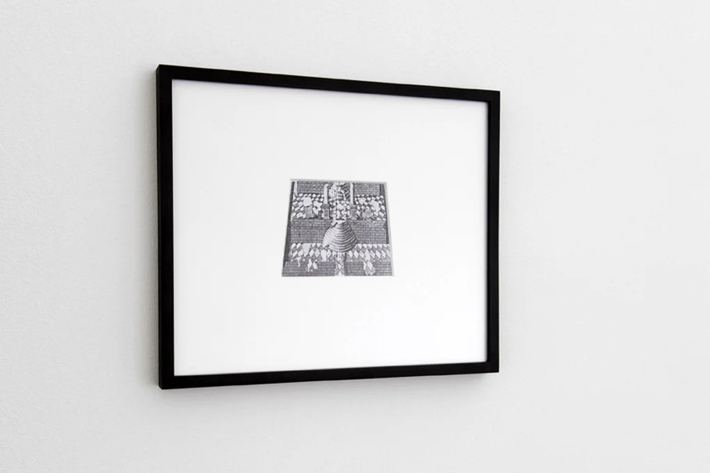 Maria Loboda THEME AND VARIATION 2010 2 prints, framed 30 x 34 cm
