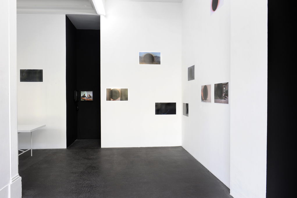 Amie Siegel Black Moon / Hole Punches 2010 C-prints, 13.5 x 24 in / 32.3 x 61 cm Exhibition View