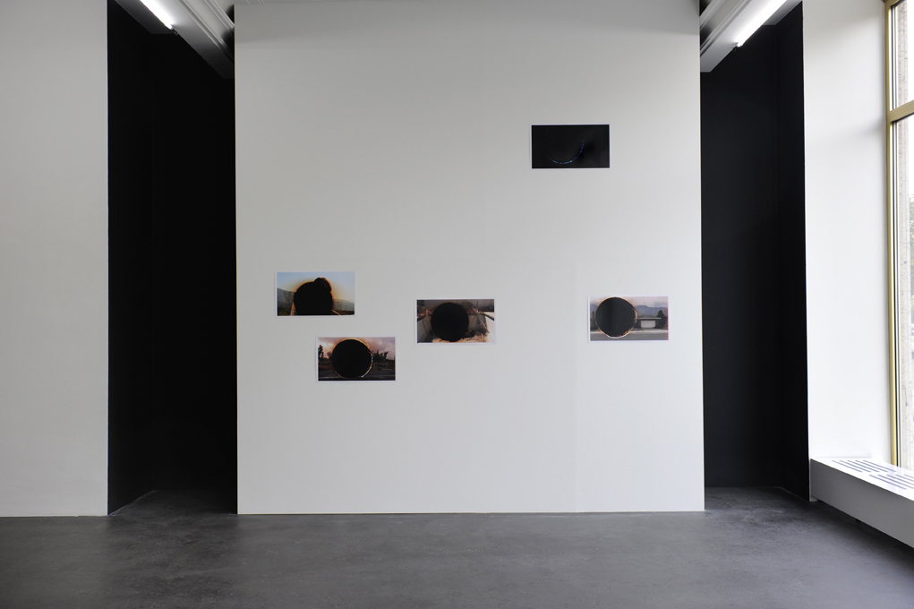 Amie Siegel Black Moon / Hole Punches 2010 C-prints, 13.5 x 24 in / 32.3 x 61 cm Exhibition View