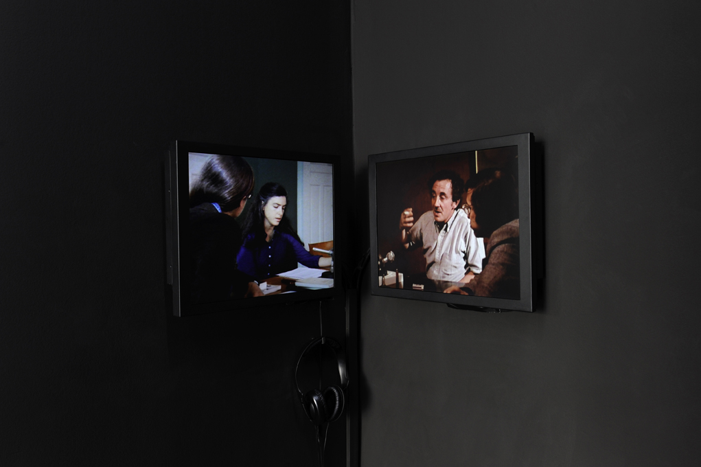 Amie Siegel Black Moon / Mirrored Malle 2010 2-channel video installation from 16mm film Exhibition View