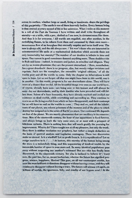 Tarje Eikanger Gullaksen Eternity through the Stars (for Blanqui) 2008 Oil on canvas 190 x 124 cm / 75 x 49 in