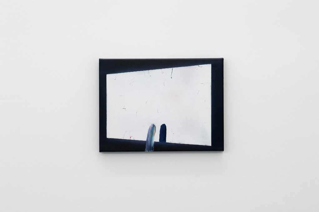 Ivan Seal slide projector 2011 oil on canvas 11,8 x 15,7 in / 30 x 40 cm Exhibition View