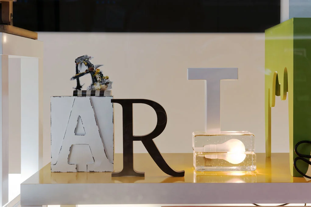 Annika Eriksson Shop Front Coherence Mixed Materials Site specific, variable dimensions 2011