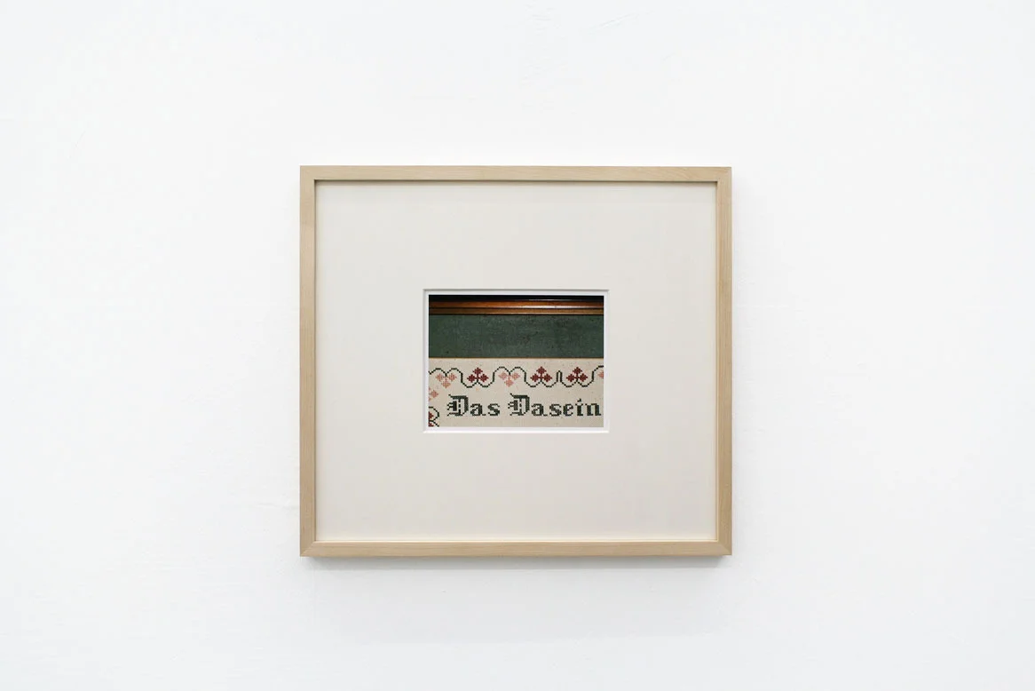 Untitled (Das Dasein) 2013 inkjet on hahnemühle photo rag, framed 39 x 35cm