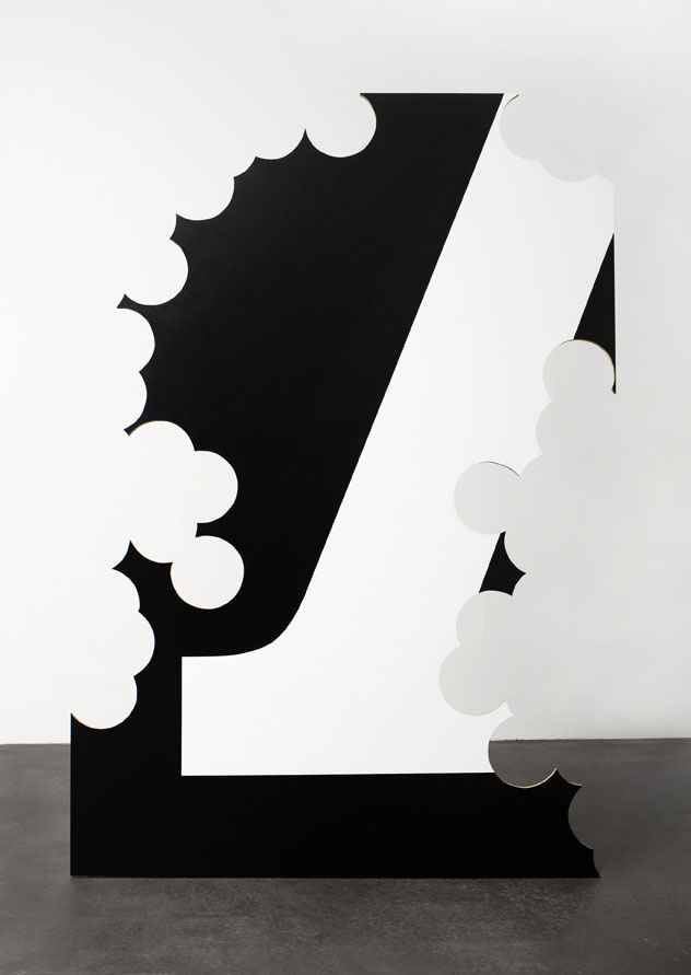 Michael Hakimi Aftermath 2009 MDF lacquer 207 x 139 x 37 cm