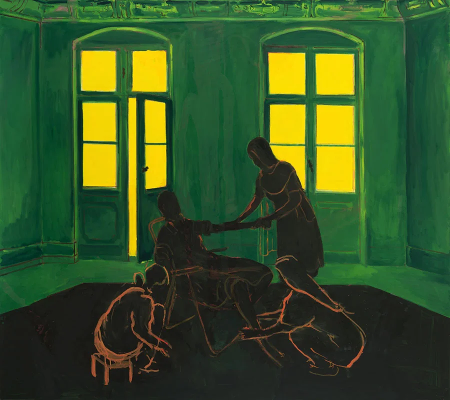 Uptan 2012 oil on canvas 200 x 180 cm
