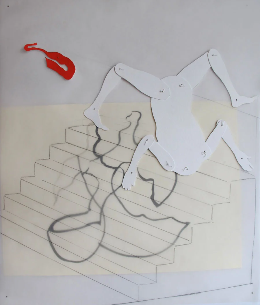 Ecstatic Symbolic Series 2013 gouache, ink, pencil on paper 35 x 41 cm