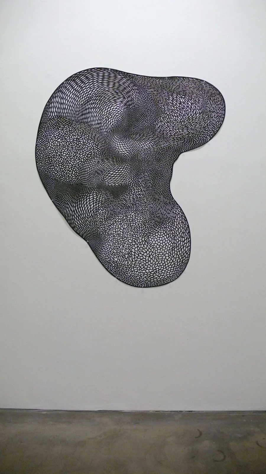 Black Paper Cut-Out No.1 2008/2009 paper, gouache 160 x 150 cm