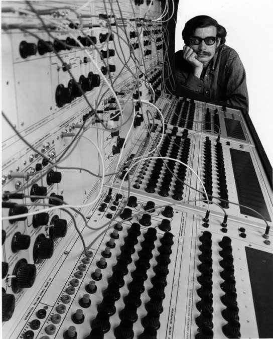 Don Buchla at his System 100
