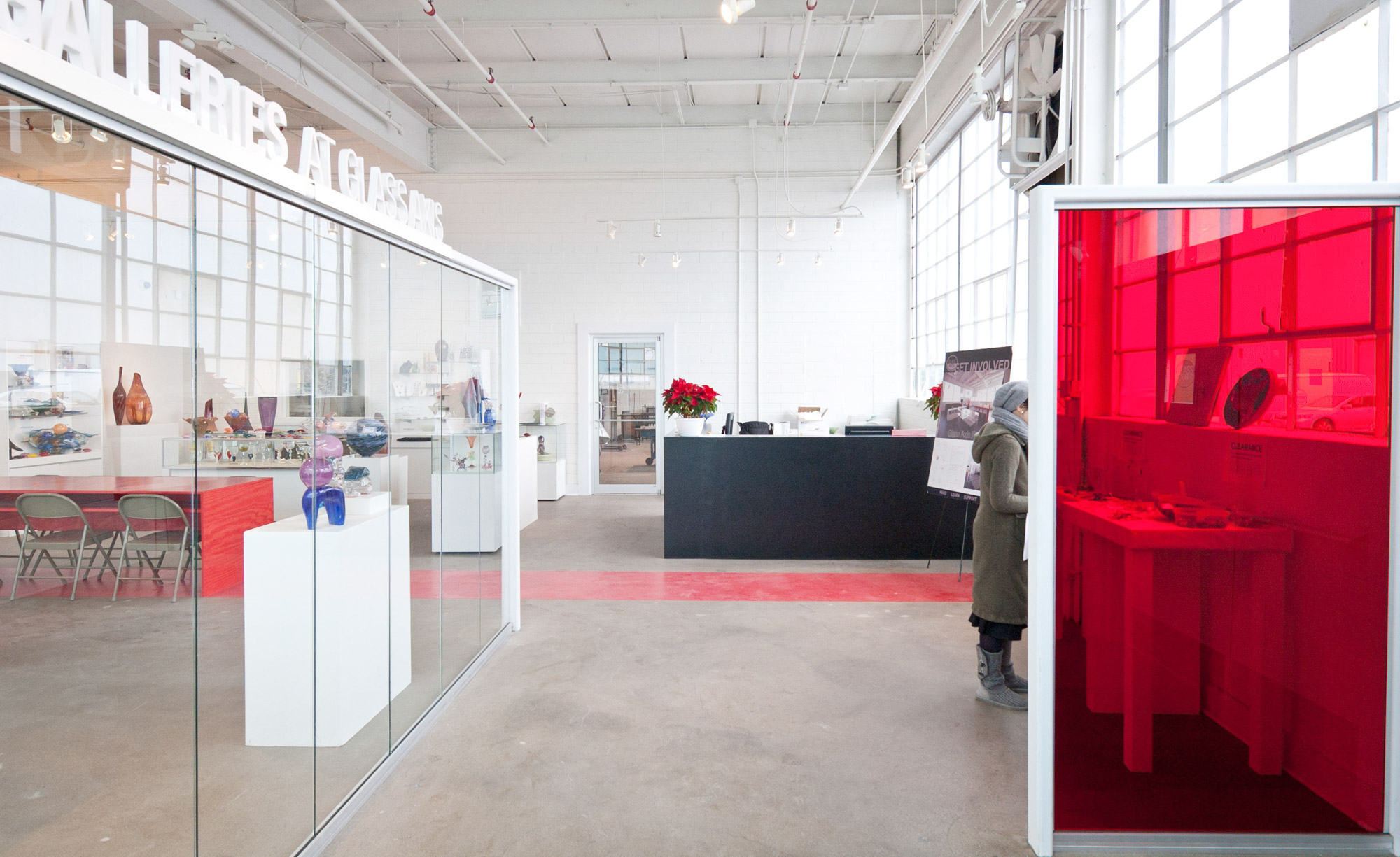 Tim and Eliza have been indispensable in each stope of the project, including conceptualization, marketing, material selection, and now building. Their ability to visualize our requirements and problem solve within tight budget constraints and in a short time frame has been beneficial beyond compare. Eva Ball, Executive Director, Glass Axis