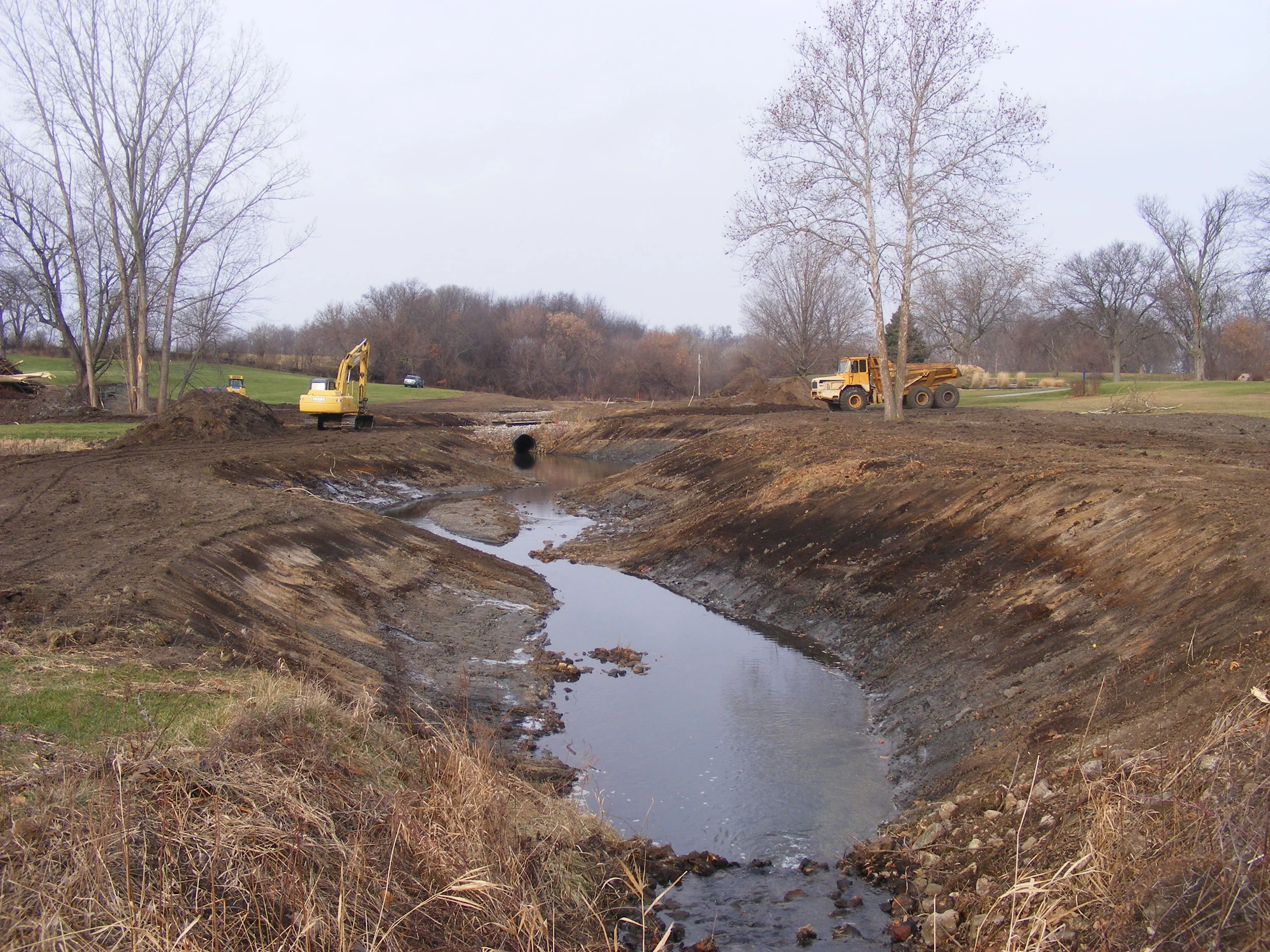 Frank Jackson - during construction