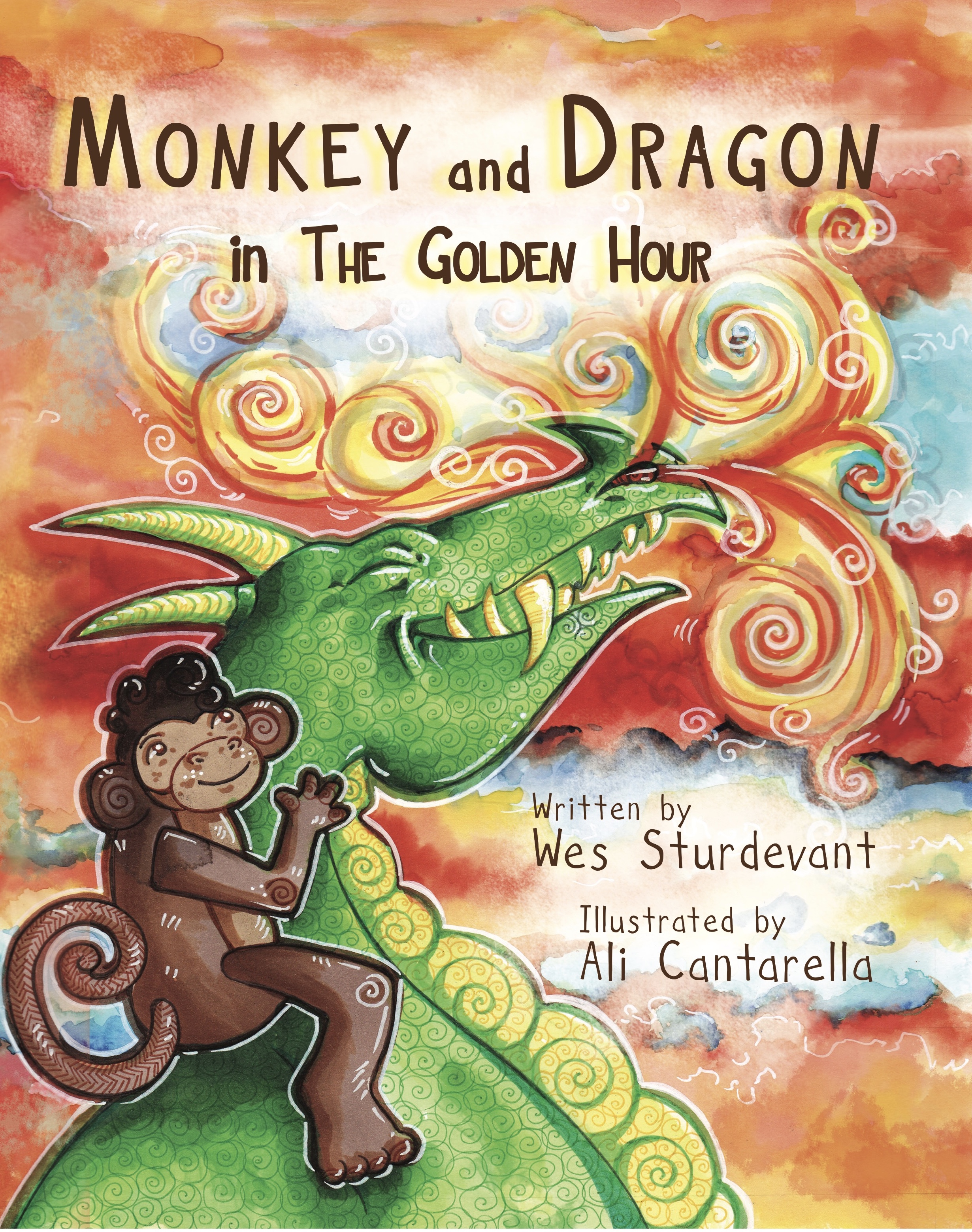 Monkey and Dragon in The Golden Hour - Hardback